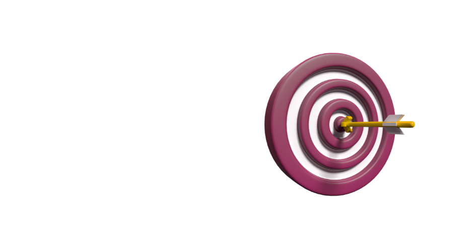 Achtergrondafbeelding van een schot in de roos gelinkt aan een marketingstrategie